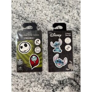 Disney Nightmare Before Christmas & Stitch 2‎ Pack Decals Reusable